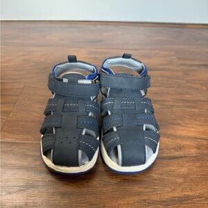 Stride Rite Paddy Sneaker Navy Blue Sandals-Size 7M